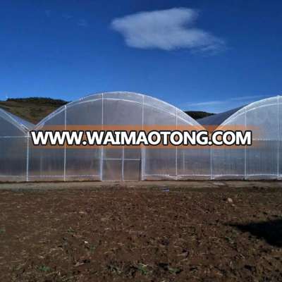 Hoop Greenhouse Shelving with Cooling System