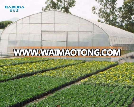 Agricultural customized polycarbonate tunnel greenhouse